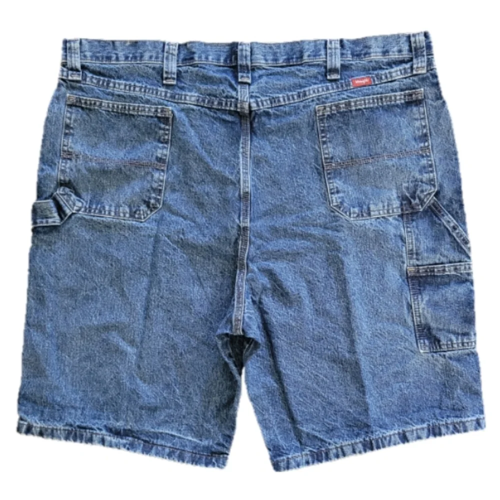 Wrangler Blue Jean Shorts With Relaxed Fit Size 44
